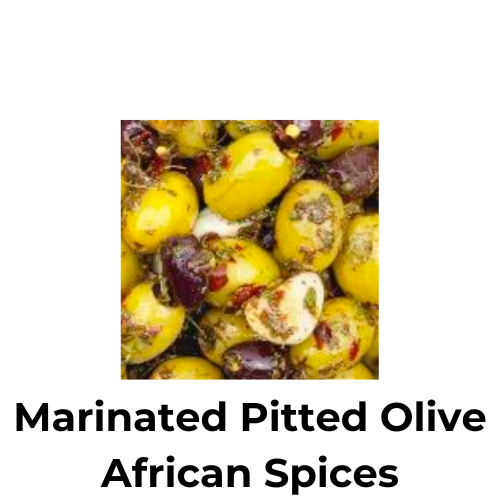 Marinated Pitted Olive African Spices