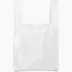 White Plastic Carrier Bag 11x15x18 (S3) - 1 x 1000